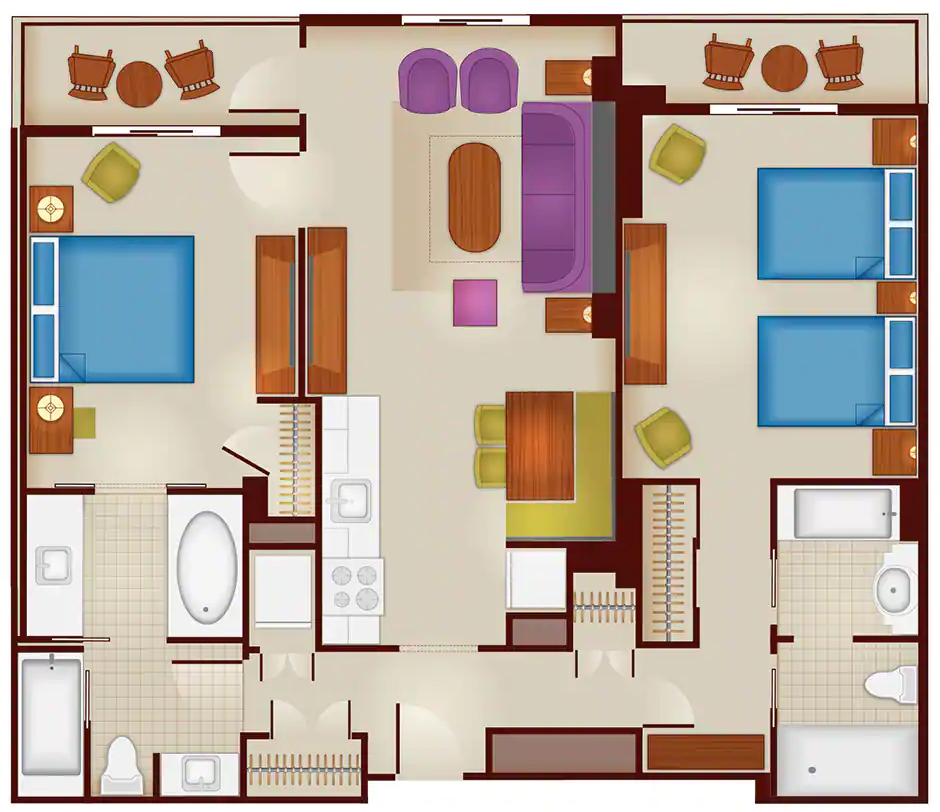 Two-Bedroom Villa