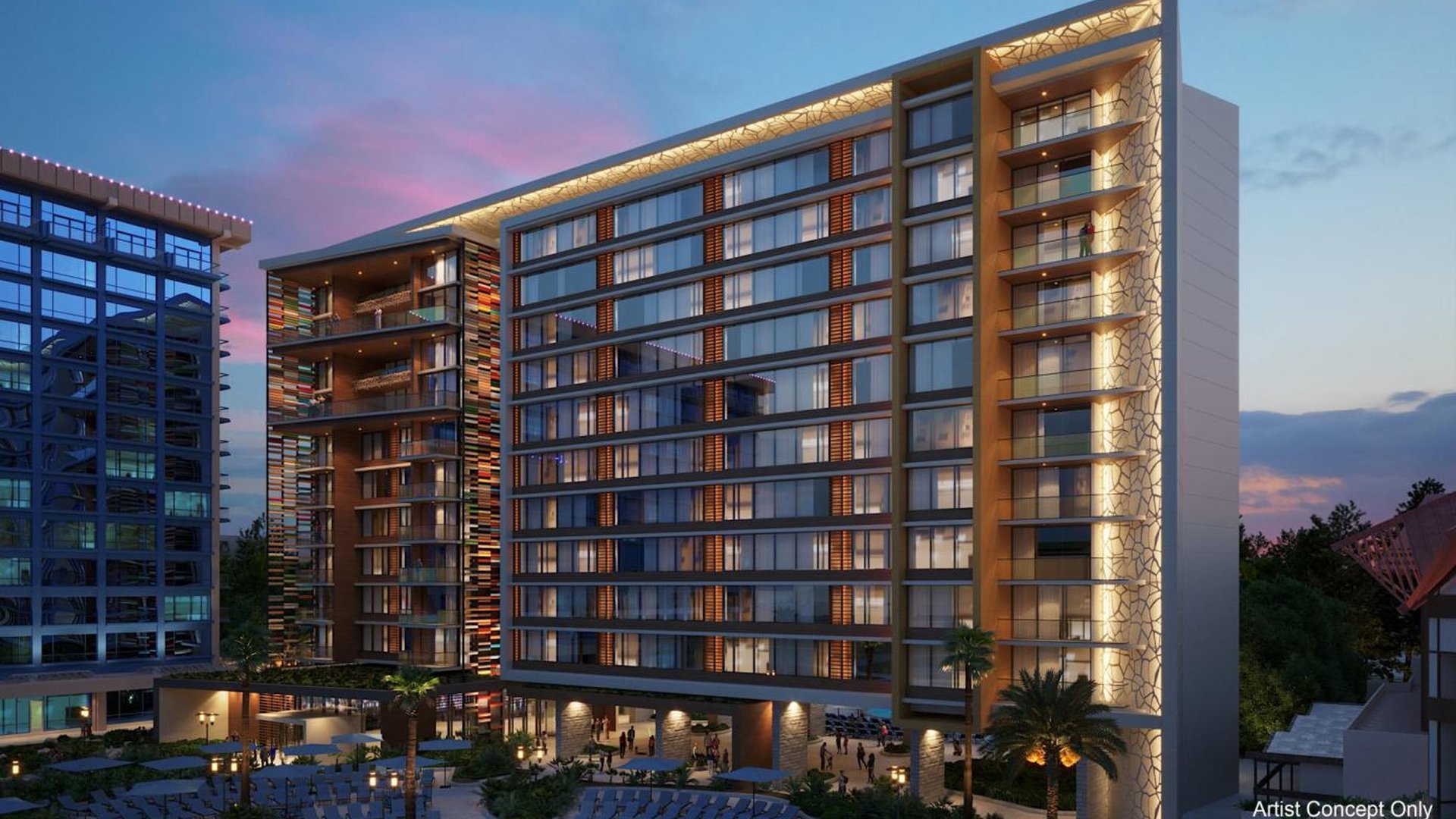 Disneyland-Hotel-Exterior-Sunset.jpg DVC Resort