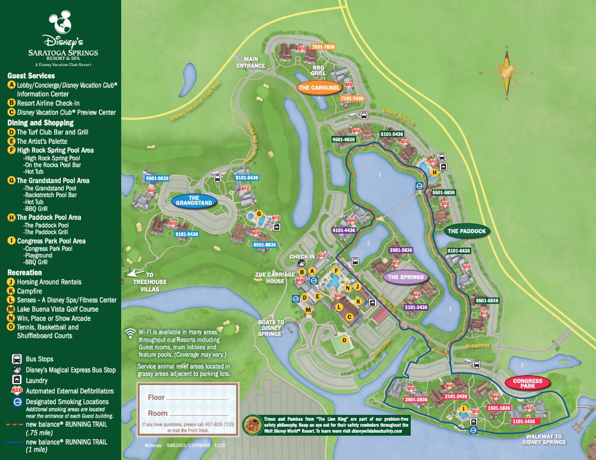 map DVC Resort