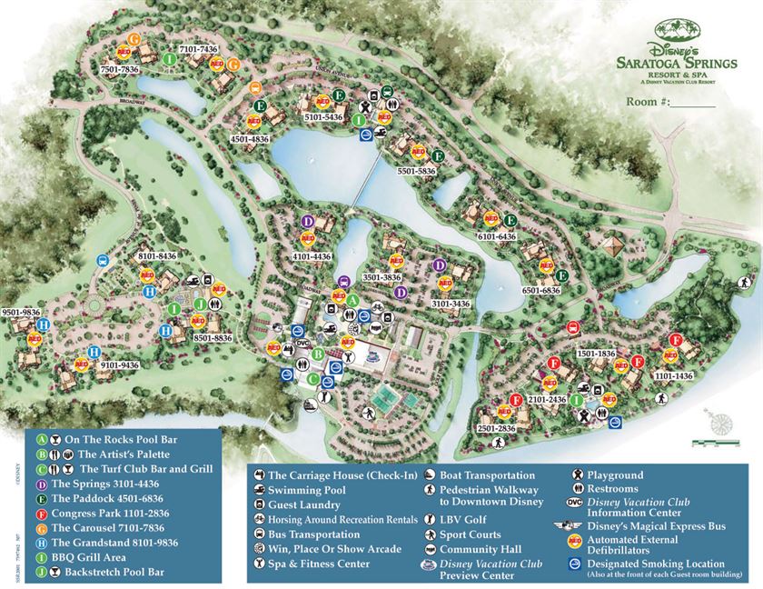 map DVC Resort